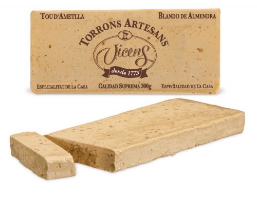 Turron de Jijona - Soft almond and honey nougat - Gourmet