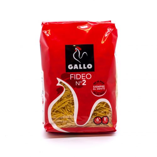 Fideo 2 - short medium thickness noodles - Gallo - 500 gr