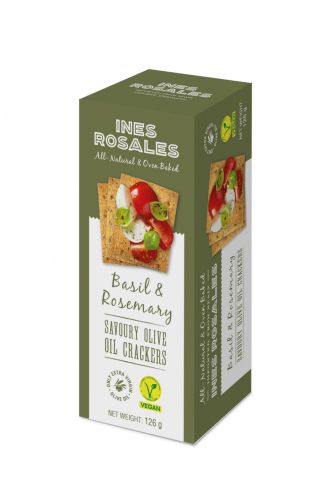 Basil & Rosemary Olive Oil Crackers