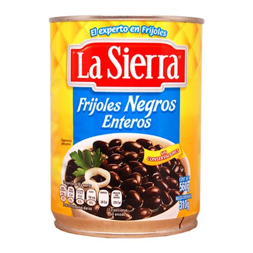La Sierra whole black beans 560g